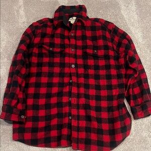 Woolrich Red and Black Checkered Shirt